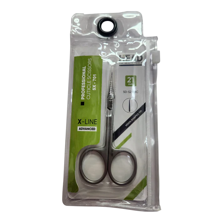 מספריים לקוטיקולה HEAD SX-701 אורך 96 מ״מ להב 21מ״מ עם קצה מעוגל