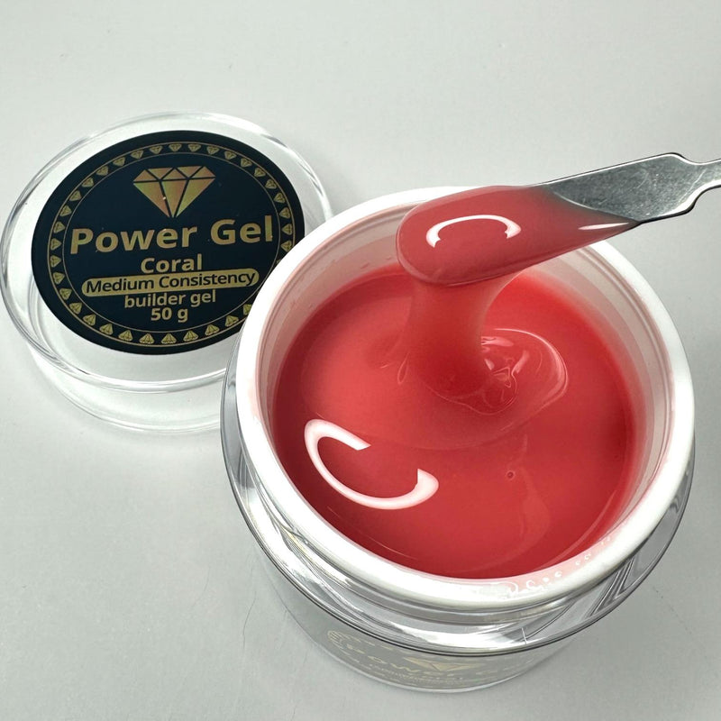 POWER GEL ג'ל בניה קורל - בסמיכות בינונית