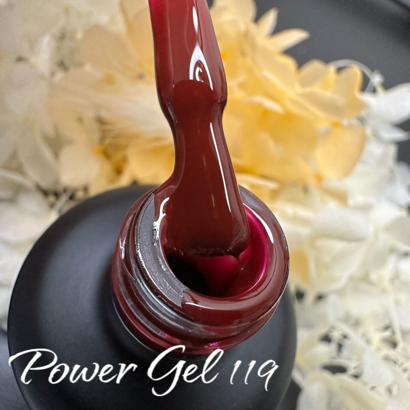 Power Gel 119 בורדו יין